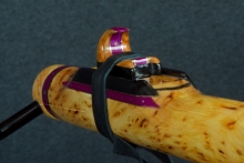 Yellow Cedar Burl Native American Flute, Minor, Bass A-3, #R2F (12)
